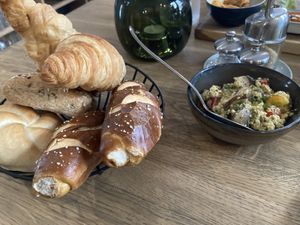 Leckeres Frühstück - Rührtofu  at Steinhaus1718 - Hotel in Budingen