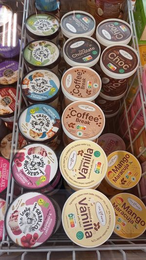 ice cream at denn's Biomarkt - Schanze in Hamburg