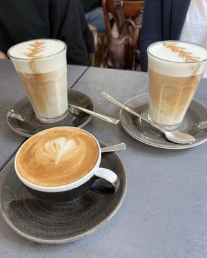 Cappuccino und Latte Macchiato  at Café Sonntag in Dortmund