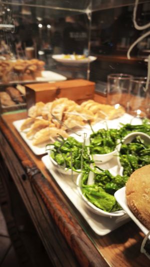 Pimientos del padrón at Aralar in San Sebastian