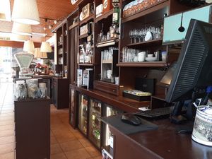 Restaurant bar at D' Olle Smidse in Midwolda