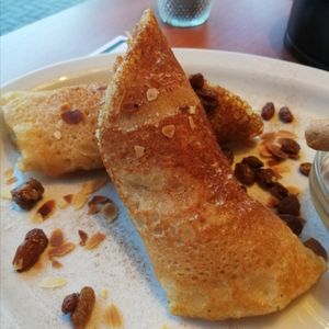 The Apple Pie filling is a vegan Apple Pie! at D' Olle Smidse in Midwolda