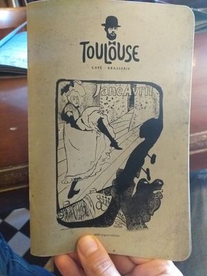 Food menu at Toulouse in Cluj-napoca