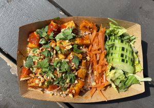 Rice bowl with tofu  at Da Nang Vietnamese Eatery in Bend