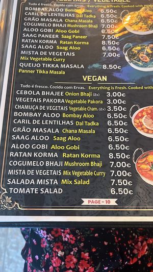   at Curry House in Portimao