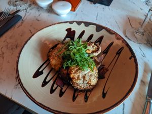 Stuffed mushrooms at 85 Secret Garden  in Newcastle-under-lyme