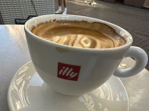 coffee  at Gelati caffè bar in Heidelberg