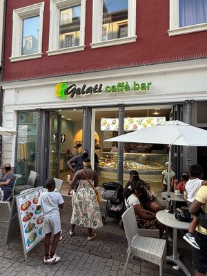   at Gelati caffè bar in Heidelberg