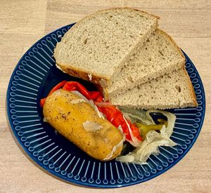 Vegan utopenec at Skautský Institut v Rybárně in Prague