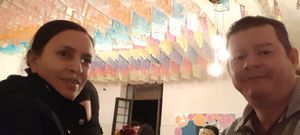 Veganos felices at Calavera Coyote Pulquería in Puebla