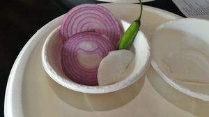 Raw starters - compliments? at Satya Asha Veggie Food World in Surrey