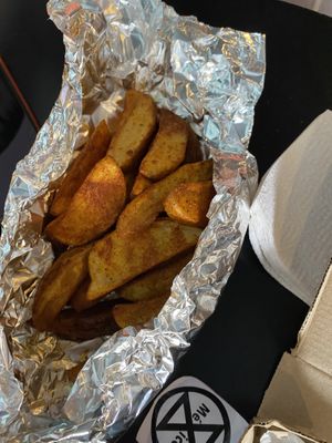 Papas gajo  at Salvaxe in Mexico City