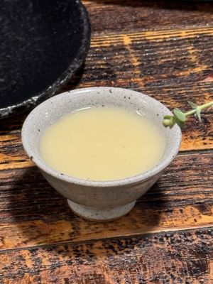 Potato soupp  at Kkot Bape Pida - 꽃 밥에 피다 A Flower Blossom on the Rice in Seoul