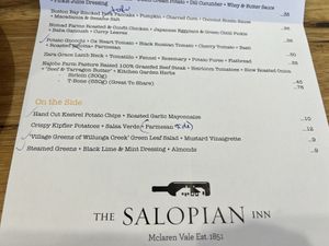   at The Salopian Inn in Mclaren Vale