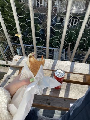 Vegan falafel  at Tigris & Eufraat in Amsterdam