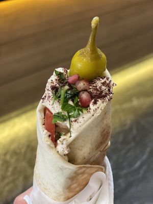 Homemade falafel  at Tigris & Eufraat in Amsterdam