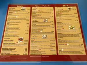 tante opzioni vegan  at Chiosco Palladio in Jesolo