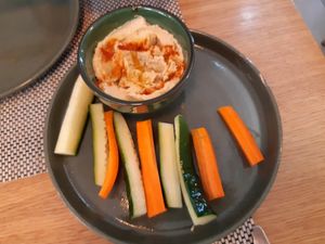 Hummus at Terrassa in Amarante