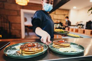 Brunch service at Terrassa in Amarante