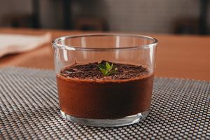 Mousse de chocolate com café at Terrassa in Amarante