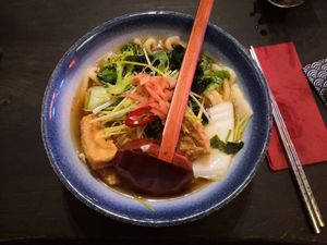 Vegan Udon at Kazoku Izakaya in Magdeburg