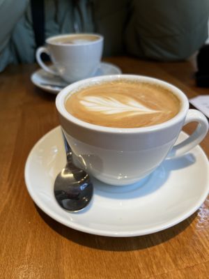 Cappuccino 6,72€  at Kafe Damu in Prague