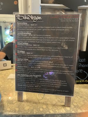   at Buku Vegan - Pop Up in Winter Garden