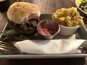 Noir Burger  at Buku Vegan - Pop Up in Winter Garden