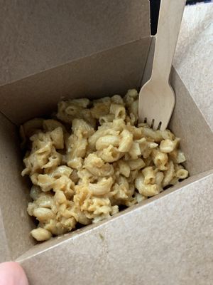 Mac and cheese - this is the portion I got, not even half-full   at Buku Vegan - Pop Up in Winter Garden