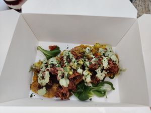 Sliders at Buku Vegan - Pop Up in Winter Garden