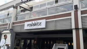 Outside  at Malakite in Alexandria