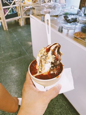 The Mapache w/ added strawberry sauce  at MÜ in San Juan