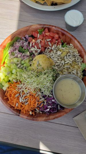 Omg salad at Active Culture in Long Beach