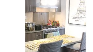 Dumplings making day  at Green Carbon Queen in Playa Del Carmen