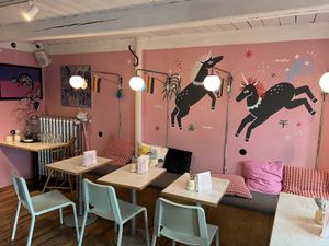 Lots of unicorns !  at Saeta Húsið in Reykjavik