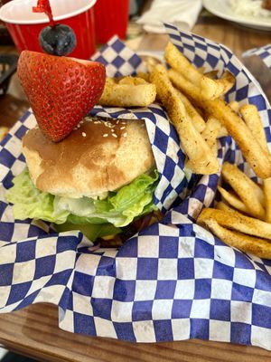 Jackfruit sandwich (pulled pork flavor)  at Teacoffhut in Los Angeles