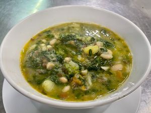 Vegetable Soup at Scugnizzo in Naples