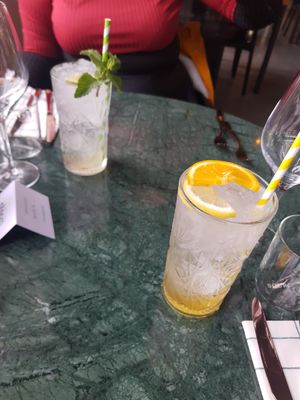 Drinks homemade lemonade at Stoom in Den Helder