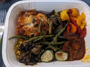 Mixed plate  at Alhambra in Milan