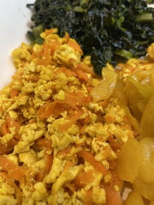 Tofu con carote   at Alhambra in Milan