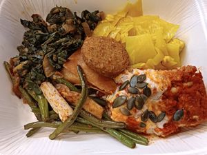 Mix dish at Alhambra in Milan