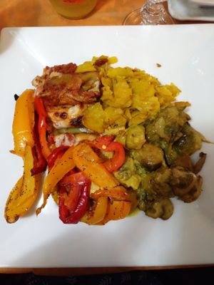 Alhambra buffet at Alhambra in Milan