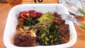 This is eating in at Alhambra in Milan