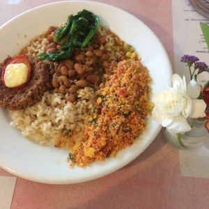 Delicious food at Maha Mantra in Sao Paulo