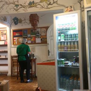 Special beverages and Tea table at Maha Mantra in Sao Paulo