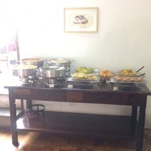 Main plates buffet at Maha Mantra in Sao Paulo