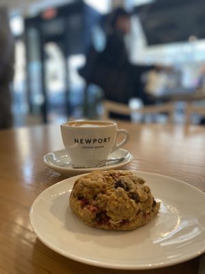 Vegan scone  at Newport Coffee House in Evanston