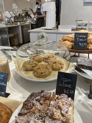 Vegan scone  at Newport Coffee House in Evanston