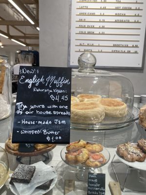 English muffin  at Newport Coffee House in Evanston