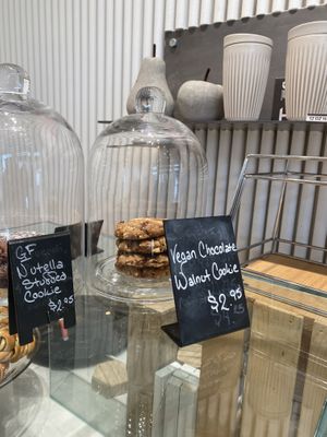 Chocolate walnut cookie  at Newport Coffee House in Evanston